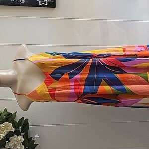 Nicole Miller New York Women's Multi-colored Dress Large